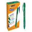 BIC Gel-ocity illusion - Bolígrafo  - verde - tinta de gel - 0.7 mm - medio - retractil 