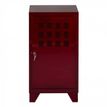 Casier de bureau avec pieds - 74 x 40 x 40 cm - rouge rubis nacré