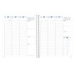 3371010125937-Agenda Club Eurequart - 1 semaine sur 2 pages - 24 x 30 cm - rouge - Quo Vadis--1
