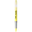 BIC Highlighter Flex - Lápiz cepillo - para papel de fax, fotocopia - amarillo fluorescente - tinta al agua - 1-4.3 mm