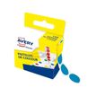 5014702026195-Avery - 150 Pastilles adhésives - bleu - diamètre 15 mm - boîte distributrice--0