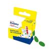 Avery - Etiqueta codificada en colores autoadhesiva - verde (paquete de 150)
