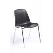 OfficePro CHARLOTTE - Silla - polipropileno - negro