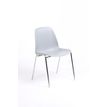 OfficePro CHARLOTTE - Silla - polipropileno - gris ratón