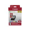 Canon CLI-571 XL C/M/Y/BK Photo Value Pack - paquete de 4 - negro, amarillo, cián, magenta - original - kit de tanque de tinta / papel