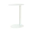 Paperflow Easydesk - Mesa auxiliar - redondo - acabado epoxy blanco - acabado epoxy blanco base