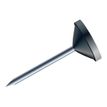 Exacompta - Pinchos - 5 mm head diameter, 8 mm needle - negro - con dispensador - paquete de 100