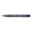 POSCA PC-3M - Marcador - permanente - violeta - tinta pigmentada al agua - 0.9-1.3 mm - fino