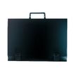 3130631592012-Exacompta Portfolio suitcase with handle Spine - Étui pour documents noir-Avant-0