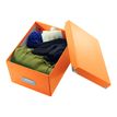 4002432398102-Leitz Click & Store - Boîte de rangement A5 - orange métallisé-Angle droit-1