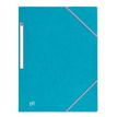 ELBA TOPFILE - Carpeta de 3 solapas - para A4 - azul claro