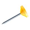 Exacompta - Pinchos - 5 mm head diameter, 8 mm needle - amarillo - con dispensador - paquete de 100
