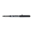 Pilot V Ball - Bolígrafo - negro - 0.7 mm - fino - 12 piezas (paquete de 12)