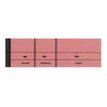 3416790214102-ELVE - 10 Blocs passe-partout 3 volets - 50 x 150 mm - numéroté - rose-Avant-0