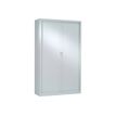 Pierre Henry GENERIC - Aparador - 4 baldas - 2 Puertas - acero, policloruro de vinilo (PVC) - gris