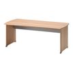 3483600784384-Bureau JAZZ+ - 180 cm - Pieds panneaux - Hêtre-Angle droit-0