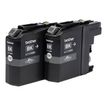 Brother LC123BK - Paquete de 2 - Alto rendimiento - negro - original - blíster - cartucho de tinta - para Brother DCP-J100, J105, J132, J152, J552, J752, MFC-J245, J470, J650, J6520, J6720, J6920