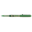 Pilot V Ball - Bolígrafo - permanente - verde - 0.7 mm - fino