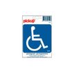 Pickup - Signo - handicapped - 100 x 100 mm - autoadhesivo - vinilo