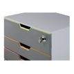 4005546702414-Durable Varicolor Safe - Module de classement 4 tiroirs - multicolore-Gros plan-3