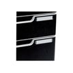 9002493421882-Exacompta Modulo - Module de classement 3 tiroirs - gris lumière/noir-Gros plan-1