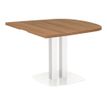 Gautier office XENON - Mesa - half-oval - Italian wild cherry wood - blanco base