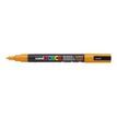 POSCA PC-3M - Marcador - permanente - amarillo brillante - tinta pigmentada al agua - 0.9-1.3 mm - fino