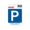 Pickup MARKING - Signo - aparcamiento - cuadrado - 100 x 100 mm - autoadhesivo - vinilo