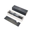 3501179316697-Parker IM - Stylo à bille - encre bleue - moyen - gris/argent-Angle droit-1