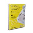 GPV PACK'N POST - Bolsa de correo - 340 x 470 mm - extremo abierto - autoadhesivo - plástico de burbujas - blanco - paquete de 10