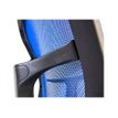 0000000108805-Fauteuil de bureau PHOENIX - accoudoirs fixes - Bleu-Gros plan-7