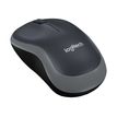 Logitech M185 - Ratón - óptico - inalámbrico - 2.4 GHz - receptor inalámbrico USB - gris