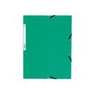 Exacompta Nature Future - Carpeta de 3 solapas - para A4 - capacidad: 250 hojas - verde moteado