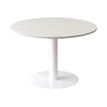Paperflow Easydesk - Mesa - redondo - blanco - blanco base