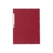 Exacompta Nature Future - Carpeta de 3 solapas - para A4 - capacidad: 250 hojas - Rojo cereza