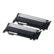 Samsung CLT-P404B - Paquete de 2 - negro - original - cartucho de tóner (SU364A) - para Samsung CLX-3302, 3303, 3304, 3307; Xpress SL-C432, C433, C462, C463, C467, C482, C483