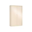 Pierre Henry GENERIC - Aparador - 4 baldas - 2 Puertas - acero, policloruro de vinilo (PVC) - beige