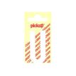 PICKUP LETTERING MONO Nobel - Etiqueta autoadhesiva - preimpreso: U - blanco mate