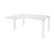 Burocean Exprim - Escritorio - left corner - blanco perla - blanco base
