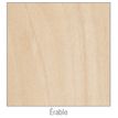 3253310150430-Bureau double vague symétrique IDRA - L180 cm - Pieds blanc - plateau imitation Erable--3