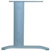 3253310150782-Bureau symétrique 120° IDRA - L185 cm - Pieds aluminium - plateau imitation Chêne clair--1