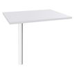 Burocean - Componente de escritorio - rectangular - blanco perla - blanco base