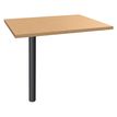 Burocean - Componente de escritorio - rectangular - verde haya - antracita base