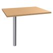 Burocean - Componente de escritorio - rectangular - verde haya - aluminio base