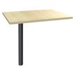 Burocean - Componente de escritorio - rectangular - arce - antracita base