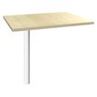 Burocean - Componente de escritorio - rectangular - arce - blanco base