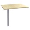 Burocean - Componente de escritorio - rectangular - arce - aluminio base