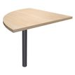 Burocean - Componente de escritorio - esquina a 90º - roble claro - antracita base