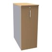 Burocean Tower - Unidad de almacenamiento - 3 baldas - melamine coated particle board - verde haya, alu