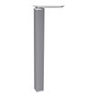 3253310163805-Bureau droit EXPRIM - L140 cm - Plateau imitation Chêne gris - Pieds alu--2
